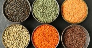 a photo of lentils